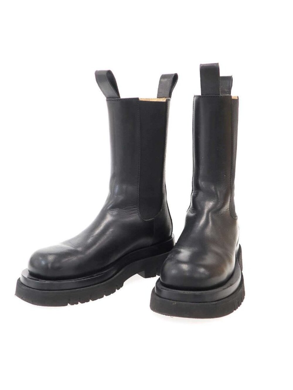 Bottega Veneta Lug Boots Long Black